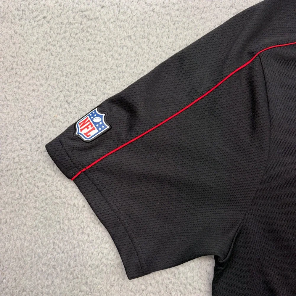 Nike 474392-010 Mens Medium NFL Atlanta Falcons NFL Dri-FIT Sideline Polo Shirt